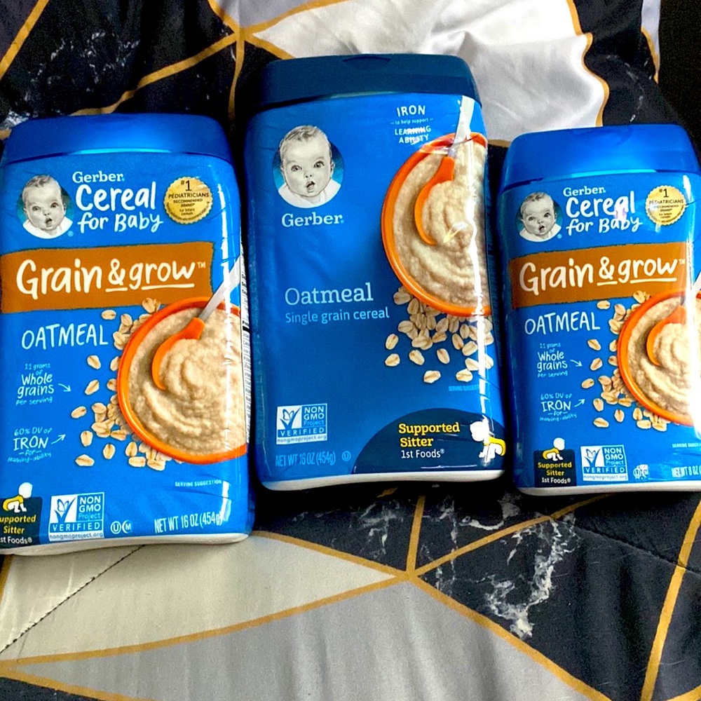 Gerber cereal for baby